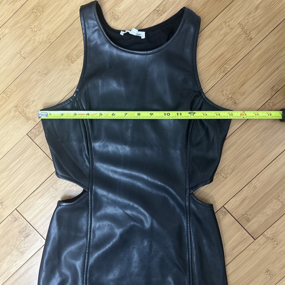 Heartloom Yura Vegan Dress Cutout Midi Dress Sleek Edgy Bodycon Sz Med - Picture 6 of 8